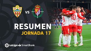 Resumen de UD Almería vs Real Valladolid 31 [upl. by Nolyat]