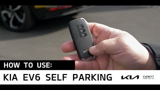 2022 Kia EV6 l How to Use Your Remote Smart Parking Assist l Self Parking [upl. by Dera]