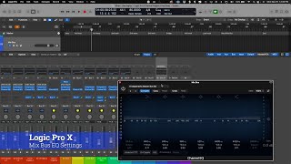 Logic Pro X  Mix Bus EQ Settings [upl. by Klute837]