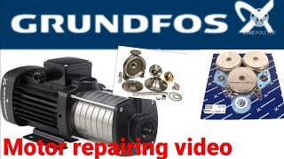 grundfos pumps  grundfos Water pump repairing  water pumps maintenance  Grundfos pumps repairing [upl. by Etteuqal]