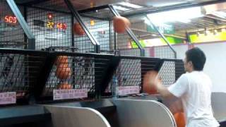 INSANE basketball player at arcade [upl. by Ahseryt]