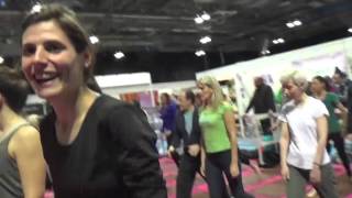 Scaravelli inspired yoga in a nutshell AcquaViva at the OM Yoga Show Glasgow 2016 [upl. by Georgy]