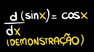 Por que a derivada do SENO é COSSENO [upl. by Aynekat207]