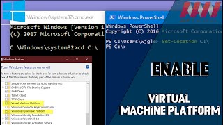 How to Enable the Virtual Machine Platform on Windows 10 [upl. by Philippine]