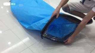 INSTRUCTIONAL VIDEO  How to Inflate the Inflatable Lounger [upl. by Fabrin]