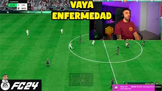 DjMaRiiO JUEGA CONTRA UN ENFERMO EN FC 24 [upl. by Siffre412]