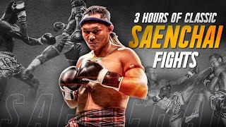 3 Hours Of CLASSIC SAENCHAI Fights [upl. by Joyan]