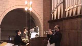 Trumpet and Organ Badinerie JS Bach [upl. by Oicnedif]