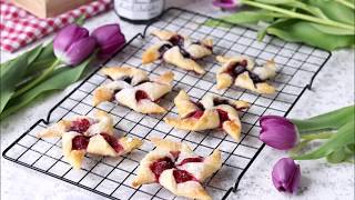 Girandole di sfoglia con crema al mascarpone e frutti di bosco [upl. by Aitam]