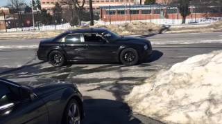 Custom ProCharged Chrysler 300 SRT8 Hellcat Rims Burnout [upl. by Sugar]