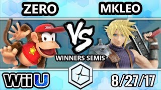 Shine 2017 Smash 4  TSM  Zero Diddy Kong Vs FOX MVG  MKLeo Cloud  WiiU WS [upl. by Fruin296]