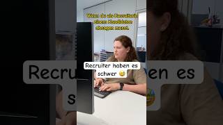 Recruiterin muss einem Kandidaten absagen 🥲 recruiting [upl. by Ofella762]