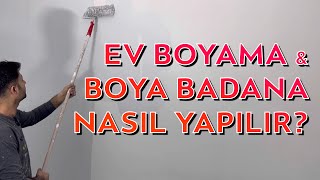 Ev Boyama amp Boya Badana Nasıl Yapılır  Profesyonel Boya 05511081885 [upl. by Neleb]