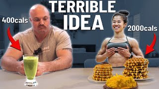 I Swapped Diets with a 100lb IFBB Pro  Ft Little T [upl. by Lowson]