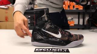 Kobe 9 Elite quotMasterpiecequot Unboxing Video at Exclucity [upl. by Natiha242]