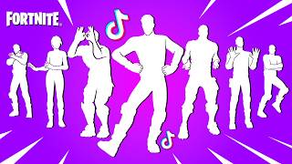 All Fortnite TikTok Dances amp Emotes 3 Line Dancin Get Griddy Houdini Starlit [upl. by Noyad734]