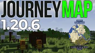 How To Add Journey Map to Minecraft 1206 [upl. by Uah]