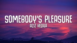 Aziz Hedra  Somebodys Pleasure Lyrics [upl. by Duax]