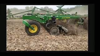 John Deere 2660 VariableIntensity Tillage Tool with TruSet [upl. by Colt645]