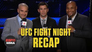 UFC Fight Night Recap Dominick Reyes knocks out Chris Weidman  ESPN MMA [upl. by Anada]