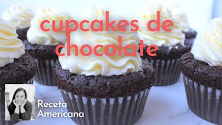 Los Mejores 🍫 Cupcakes de Chocolate Esponjosos [upl. by Tnayrb690]