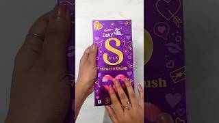 Cadbury DairyMilk silk Heart💓Blush  Valentines Day special💗 asmrunwrapping unwrapping [upl. by Nedda]