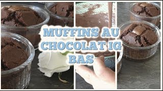 RECETTE MUFFINS AU CHOCOLAT  FACILE RAPIDE et HEALTHY PERTE DE POIDS [upl. by Nolana]