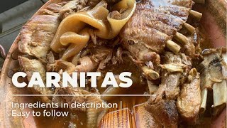 Carnitas 🔥🔥estilo Michoacan🔥🔥Receta súper sencilla [upl. by Reisman]