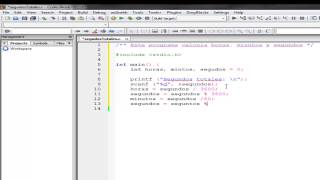 Calculo de horas minutos y segundos en c [upl. by Martguerita]