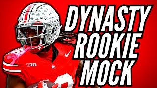 2024 Dynasty Rookie Mock Drafts  SF amp 1QB [upl. by Laehpar]