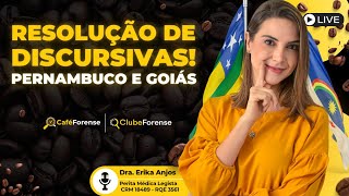 Café Forense  RESOLUÇÃO DE QUESTÕES DISCURSIVAS Concursos para Médico Legista de PE e GO [upl. by Nedlog]