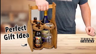 How to Make a Wine Caddy  ToolsToday CNC 4K Video [upl. by Eglantine]