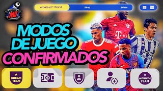 ESTOS SON LOS MODOS DE JUEGO INCLUIDOS EN EFOOTBALL [upl. by Kcirdnekal]