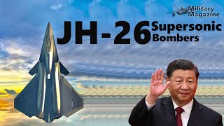 Terrifying  Chinese JH26The New Era of Supersonic Stealth Fighter Bombers [upl. by Buddy]