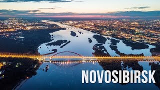 Novosibirsk Siberia Dronelapse [upl. by Raye]