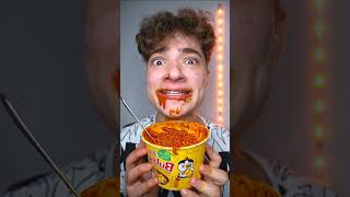 Extreme Spicy Ramen ASMR 🧀🥵 [upl. by Firahs563]