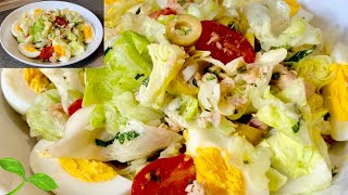 Recette rapide et délicieuse de salade au thon👌🥰❤️😋 ‏وصفة سريعة و لذيذة سلطة بالتونة [upl. by Verlie]