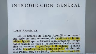 Introducción a la Didaché ó Padres Apostólicos [upl. by Ahsikel374]