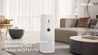 Zobacz jak działa oczyszczacz i nawilżacz 2w1 Philips AC373710 [upl. by Nathan]