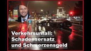 Verkehrsunfall Schadensersatz und Schmerzensgeld  Knausern beim Schadensersatz [upl. by Okiman294]