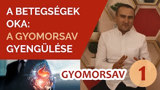 1 A betegségek oka a Gyomorsav gyengülése [upl. by Engenia]