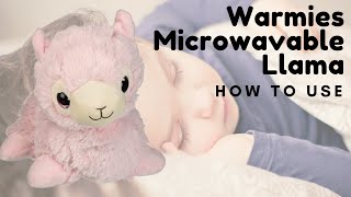 Why the Warmies Lavender Scented Llama is the Ideal Bedtime Toy [upl. by Nomyar453]