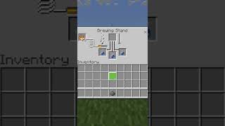 How To Brew Mundane Splash Potions In Minecraft Shorts [upl. by Vashtee]