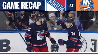 GAME HIGHLIGHTS New York Rangers vs New York Islanders 31724 [upl. by Westmoreland]