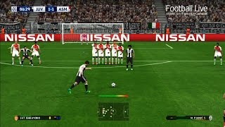 PES 2017  Juventus vs Monaco  Free Kick Goal Pjanic  UEFA Champions League UCL [upl. by Alegna]