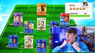 195 RATED  BREAKING 195 FUT DRAFT RETRO FIFA WORLD RECORD [upl. by Broome]