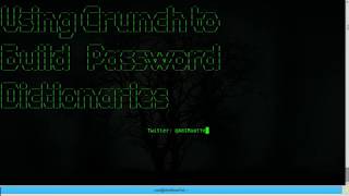 Crunch  Password Dictionary Generator in Kali Linux  AmIRootYet  Pranshu Bajpai [upl. by Revorg]