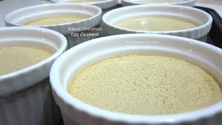 Baked Cinnamon Egg Custard  Dietplan101com [upl. by Htennaj384]