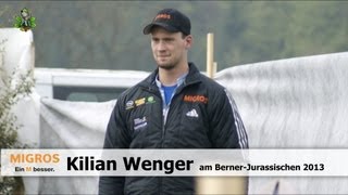 Wenger Kilian am BernerJurassischen Schwingfest Tavannes 2013 [upl. by Tarttan]