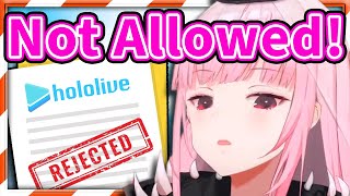 Calli Explains The Things That Would Get You Rejected by Hololive 【Mori Calliope  HololiveEN】 [upl. by Gretal]